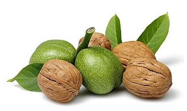 parasitoak gorputzetik kentzeko intxaurra